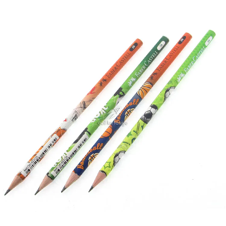 Faber Castell Desenli Spor 2b Kurşun Kalem 5244000060