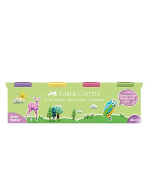 Faber Castell Oyun Hamuru Pastel Renkler 4 Renk 5170000043