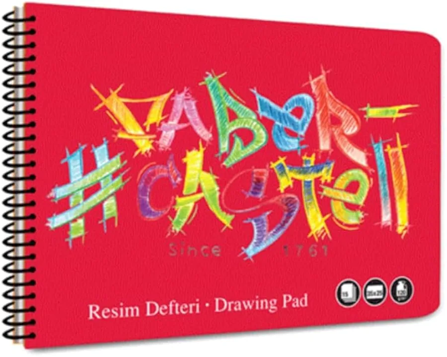 Faber Castell 25x35 Logo Karton Kapak Resim Defteri 15 Yp 5075000477
