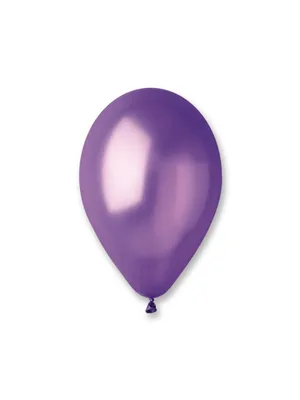 Gemar 11" Metalik Balon Mor 100"lü