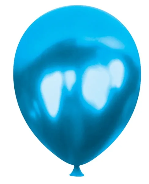 Gemar 11" Metalik Balon Koyu Mavi 100"lü