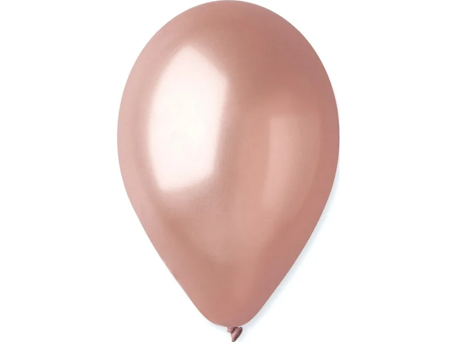 Gemar 11" Metalik Balon Rose Gold 100"lü