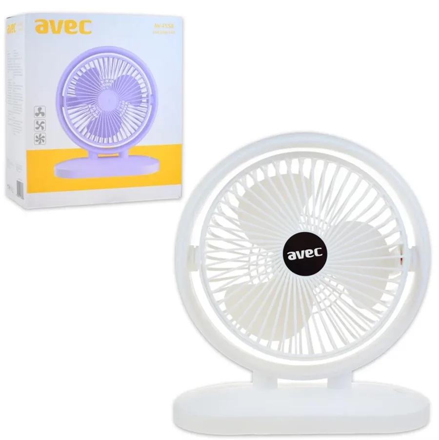 Avec Av-f558 Mini Fan Usb Şarjlı Masa Üstü Vantilatör