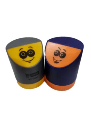 Mikro Çift Delikli Emojili Kalemtraş Mk-2050