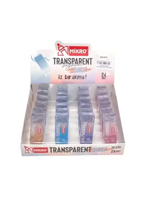 Mikro Transparent (saydam) Silgi Er-5701