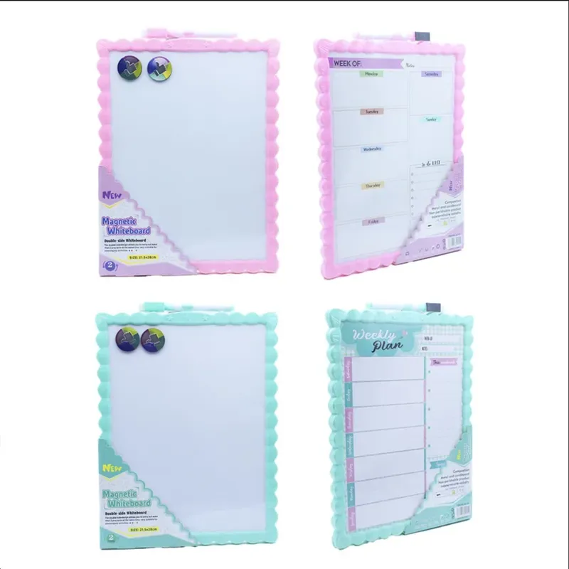 Mikro 28x39.5 Cm Çift Taraflı Kalemli Manyetik Yazı Tahtası Jl-117
