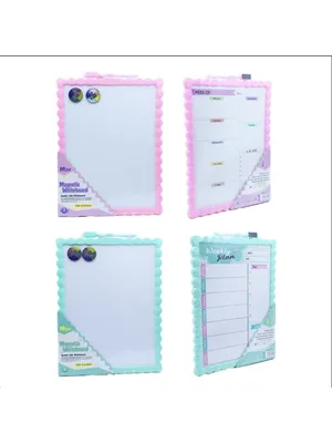 Mikro 28x39.5 Cm Çift Taraflı Kalemli Manyetik Yazı Tahtası Jl-117