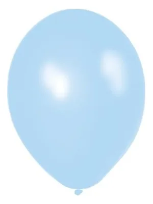 Gemar 13" Düz Renk Balon Açık Mavi 100"lü