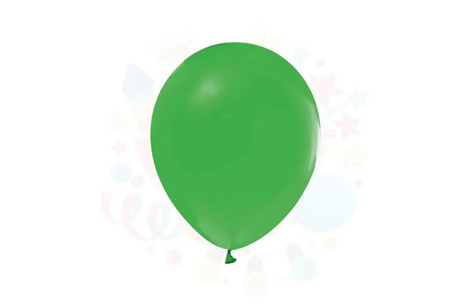 Balonevi 12" Düz Renk Balon 100"lü Koyu Yeşil