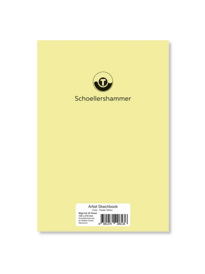 Schoellershammer A5 90 Gr Sketchbook (eskiz Defteri) 30 Yp Pastel Yellow