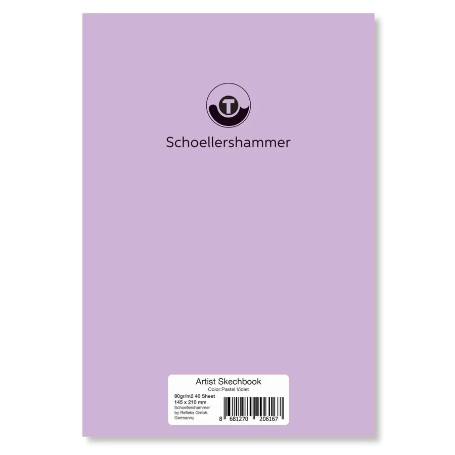 Schoellershammer A5 90 Gr Sketchbook (eskiz Defteri) 30 Yp Pastel Violet