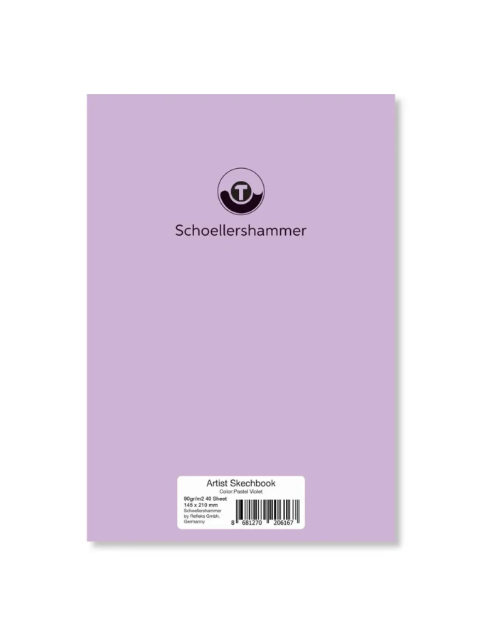 Schoellershammer A5 90 Gr Sketchbook (eskiz Defteri) 30 Yp Pastel Violet
