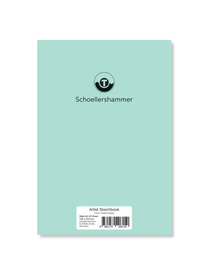 Schoellershammer A5 90 Gr Sketchbook (eskiz Defteri) 30 Yp Pastel Green