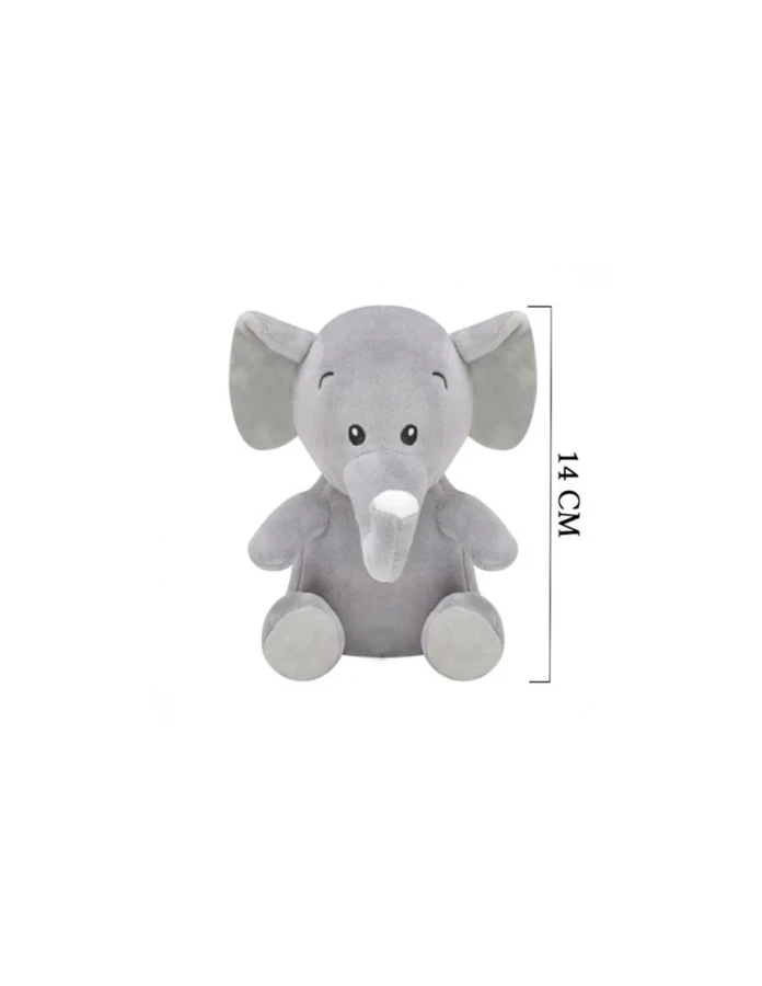 Selay 14 Cm Peluş Fil Gri 1016