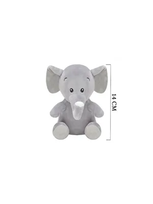 Selay 14 Cm Peluş Fil Gri 1016
