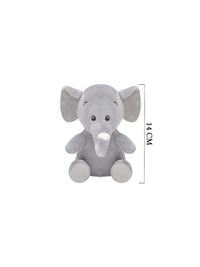 Selay 14 Cm Peluş Fil Gri 1016