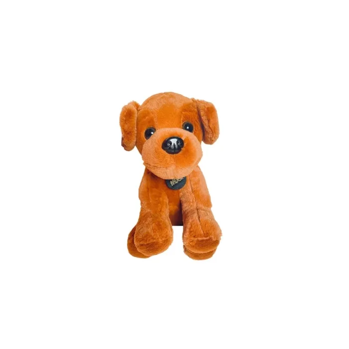 Selay 28 Cm Peluş Badem Köpek Kahverengi 1434