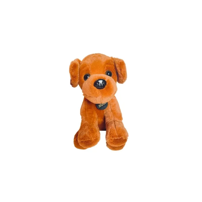 Selay 28 Cm Peluş Badem Köpek Kahverengi 1434