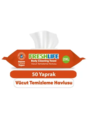 Freshlife Vücut Temizleme Mendili 2xl 50"li 28006969