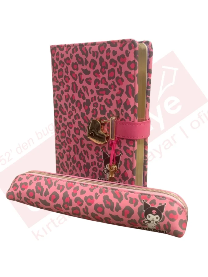 Victorias Journals 13x18 Kuromi Hush Hush Kilitli Çiz.defter 160yp+kalemlik 525-1973