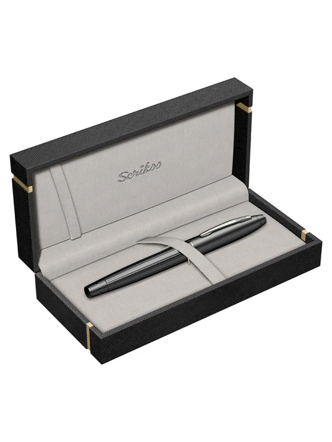 Scrikss Noble 350 Roller Kalem Mat Siyah Lüks Kutulu