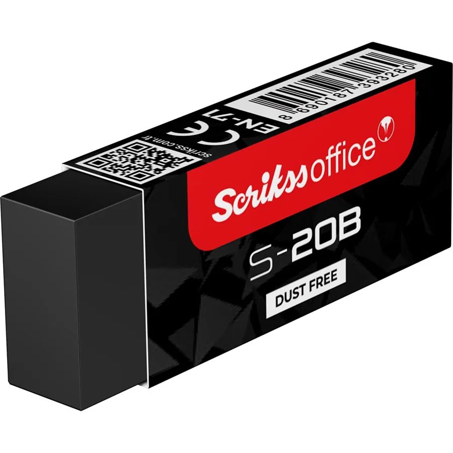 Scrikss S-20b Siyah Silgi