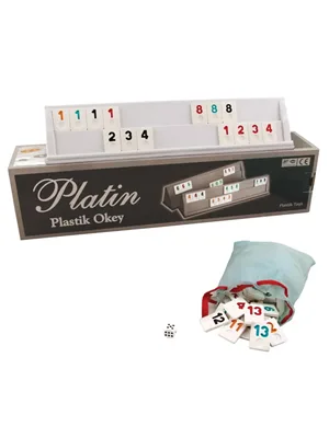 Platin Plastik Okey Takımı 1010211