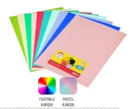 Mileo A4 80 Gr 10 Renk Fotokopi Kağıdı 100 Lü Pastel-neon Renkler 1718