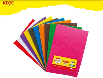 Mileo 20x30 Cm Keçe 10 Renk 1765