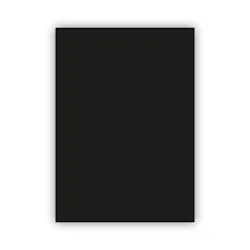 Mileo 50x70 160 Gr Hamurdan Boyalı Fon Kartonu Siyah 1701