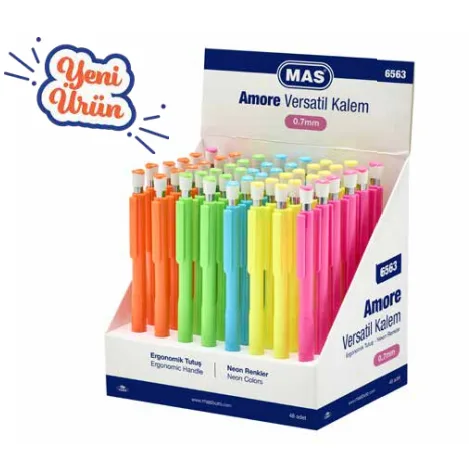 Mas 0.7 Amore Versatil Kalem Neon Renkler 6563