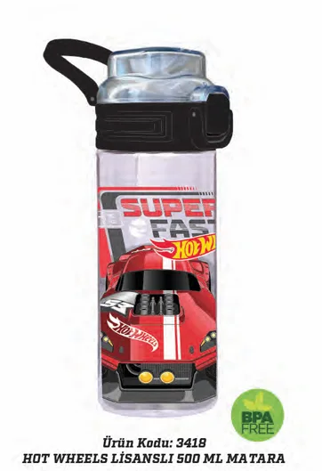 Wiggle Hot Wheels 500 Ml Matara 3418