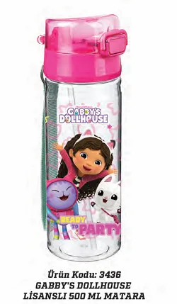 Wiggle Gabby's Dollhouse 500 Ml Matara 3436