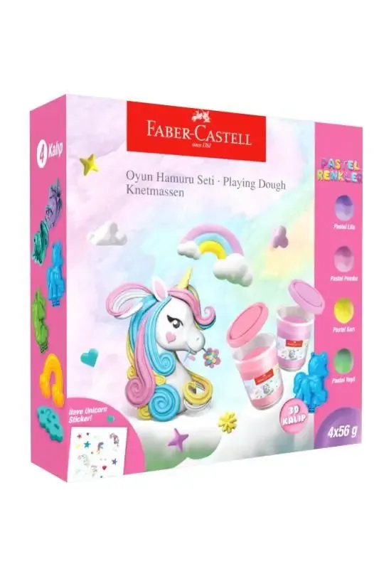 Faber Castell Unicorn Oyun Hamuru Seti 5170000048