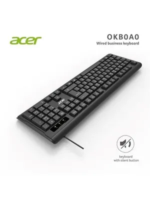Acer Oak920 Kablolu Sessiz Tuşlu Q Klavye