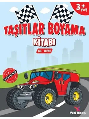 Taşıtlar Boyama Kitabı - Yeti Kitap