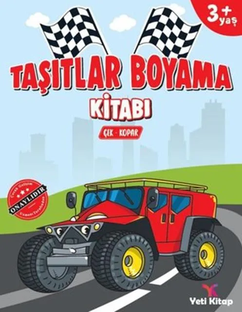 Taşıtlar Boyama Kitabı - Yeti Kitap