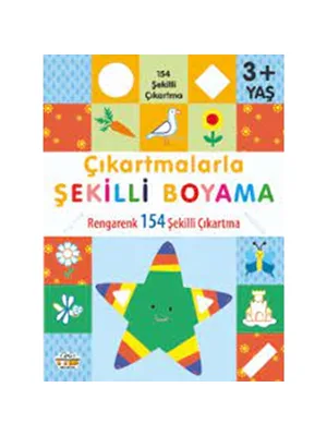 Çıkartmalarla Şekilli Boyama - 3+ Yaş - 0-6 Yaş Yayınları