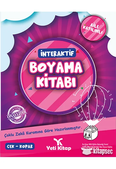 İnteraktif Boyama Kitabı 2- Yeti Kitap
