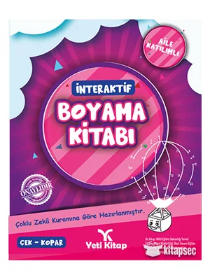 İnteraktif Boyama Kitabı 2- Yeti Kitap