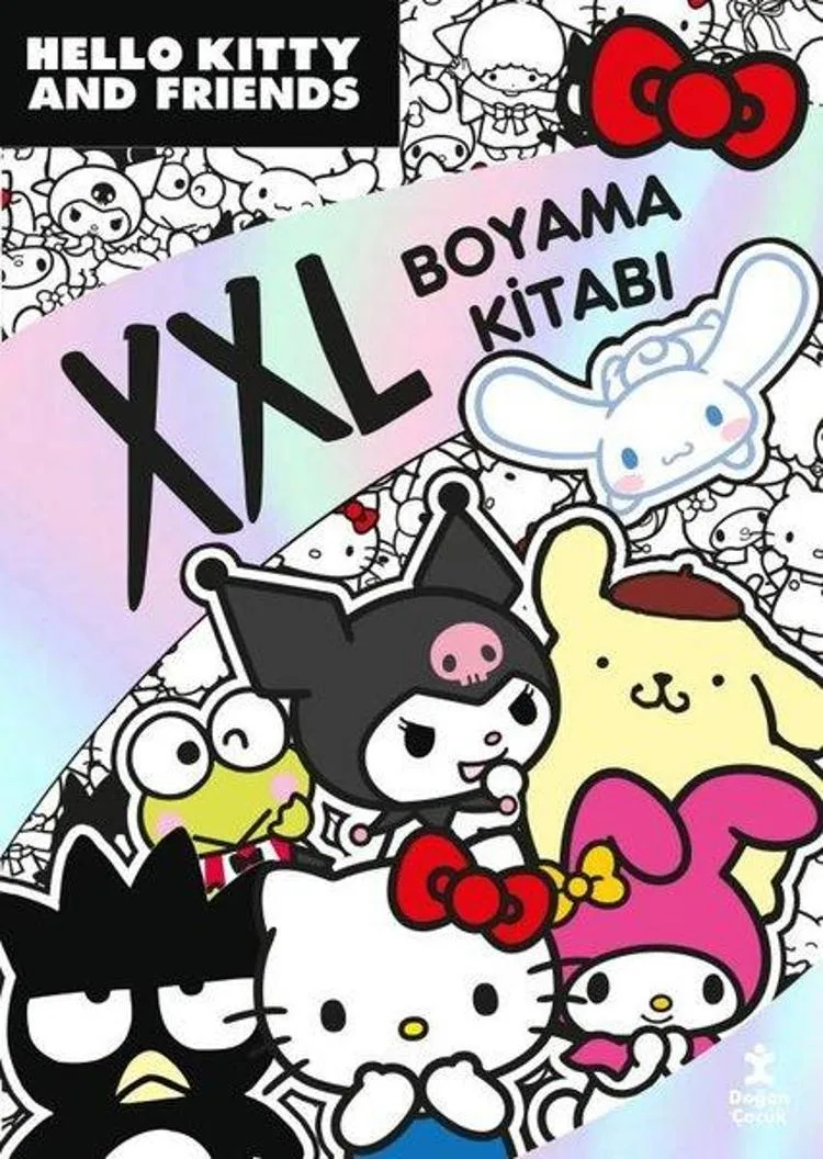 Hello Kitty And Friends Xxl Boyama Kitabı - Doğan Yayınları