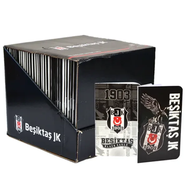 Timon Beşiktaş 8x13 Karton Kapak Dikişli Çizgili Bloknot 595958