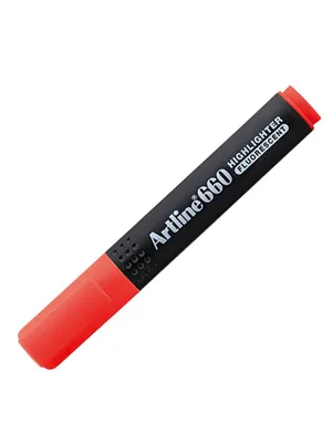 Artline Kesik Uç Fosforlu Kalem Neon Kırmızı Ek-660n