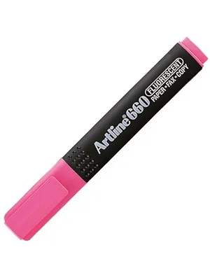 Artline Kesik Uç Fosforlu Kalem Neon Kırmızı Ek-660n