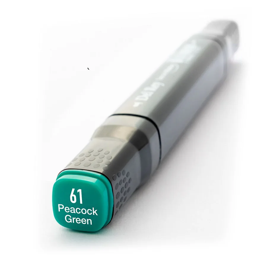 Del Rey Twin Çift Uçlu Marker Kalem Bg61 Peacock Green
