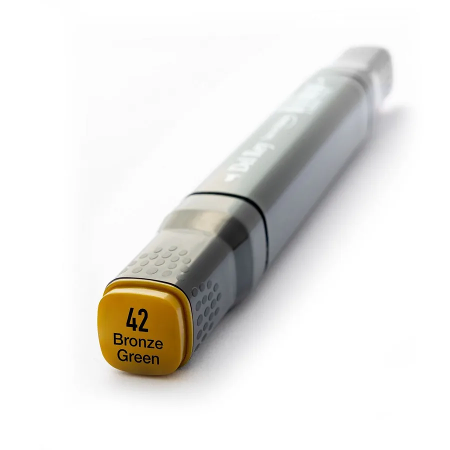 Del Rey Twin Çift Uçlu Marker Kalem Y42 Bronze Green