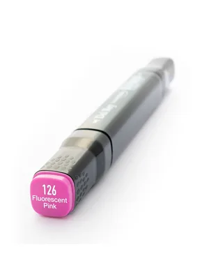 Del Rey Twin Çift Uçlu Marker Kalem F126 Fluorescent Pink