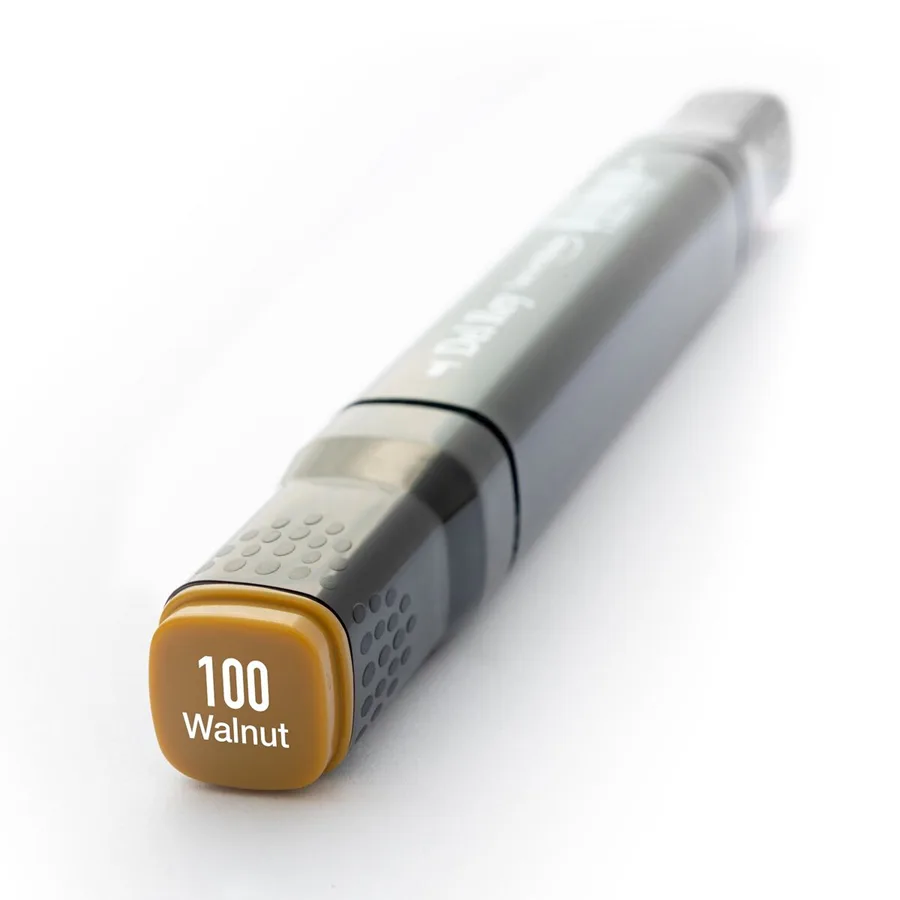 Del Rey Twin Çift Uçlu Marker Kalem Br100 Walnut