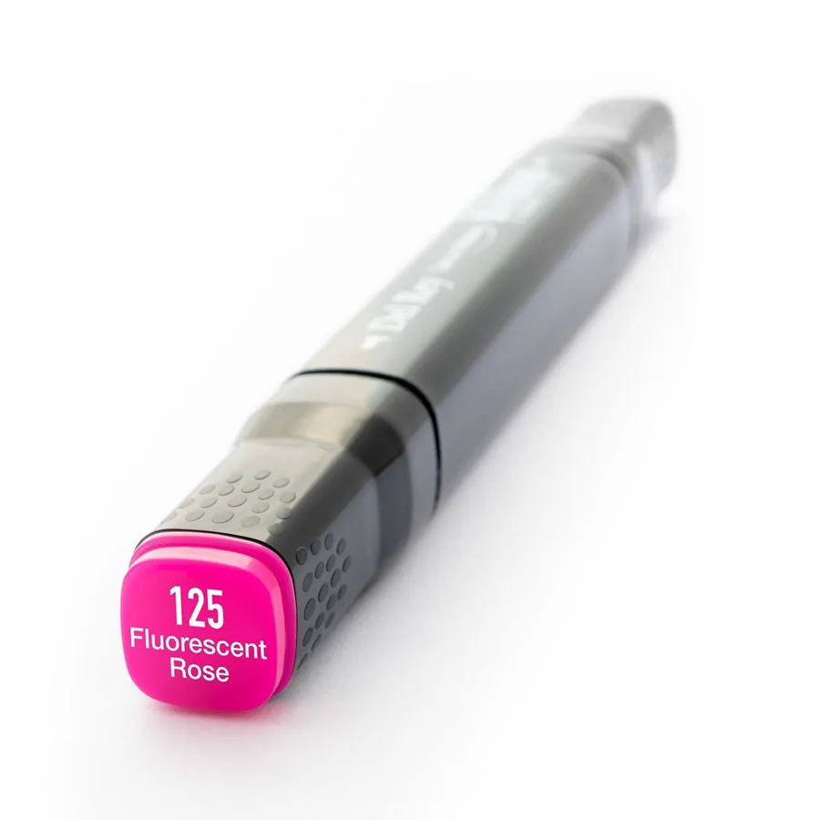 Del Rey Twin Çift Uçlu Marker Kalem F125 Fluorescent Rose