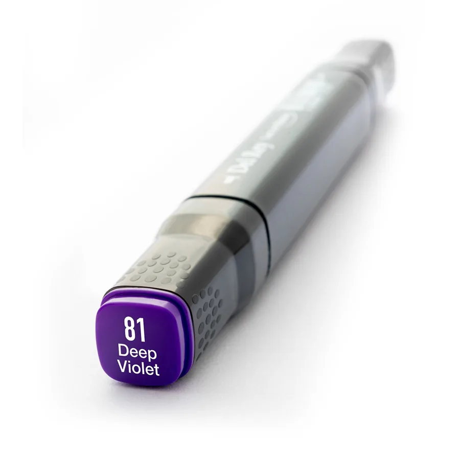 Del Rey Twin Çift Uçlu Marker Kalem P81 Deep Violet